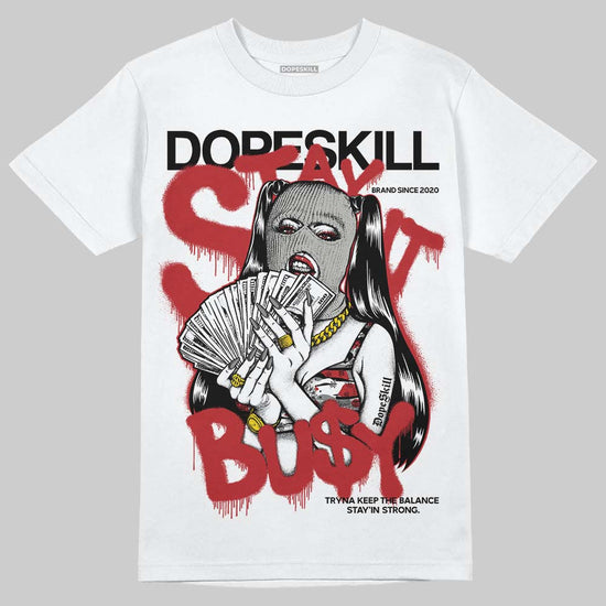 Jordan 8 Retro Bugs Bunny (2025) DopeSkill T-Shirt Stay It Busy Graphic Streetwear - White 