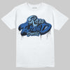 Air Foamposite One “International Blue” DopeSkill T-Shirt Rare Breed Type Graphic Streetwear - White 