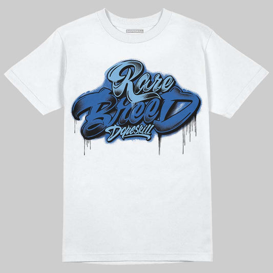 Air Foamposite One “International Blue” DopeSkill T-Shirt Rare Breed Type Graphic Streetwear - White 