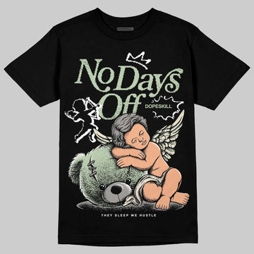 Jordan 4 WMNS “Seafoam” (2025) DopeSkill T-Shirt New No Days Off Graphic Streetwear - Black