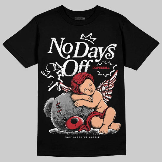 Jordan 14 Retro ‘Black Toe’ DopeSkill T-Shirt New No Days Off Graphic Streetwear - Black