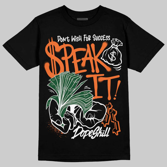 SoleFly x Air Jordan 3 “Fruits Of Our Labor” DopeSkill T-Shirt Speak It Graphic Streetwear - Black