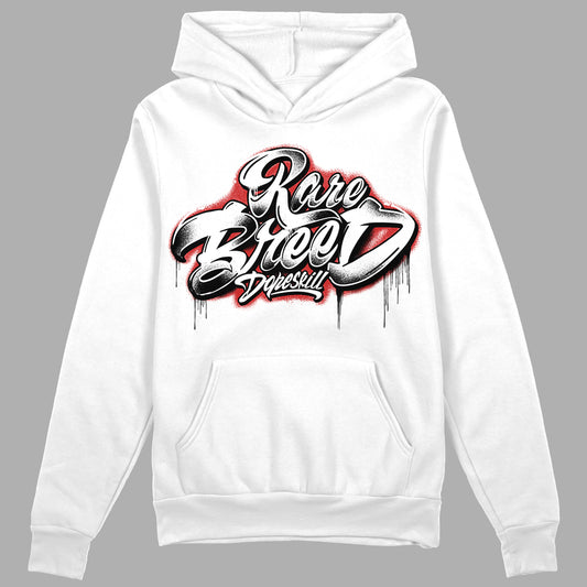 Jordan 1 High OG “Black/White” DopeSkill Hoodie Sweatshirt Rare Breed Type Graphic Streetwear - White 