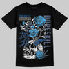 Jordan 11 Retro Low Diffused Blue DopeSkill T-Shirt Side Hustle Graphic Streetwear - Black