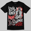 Jordan 13 Retro OG Chicago (2026) DopeSkill T-Shirt Real Ones Move In Silence Graphic Streetwear - black