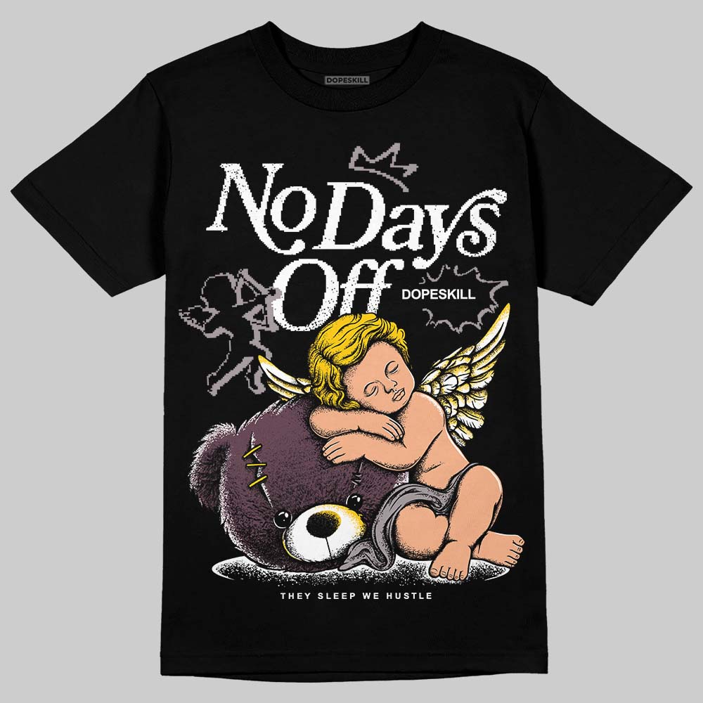 A Ma Maniére x Air Jordan 5 “Violet Ore” DopeSkill T-Shirt New No Days Off Graphic Streetwear - Black