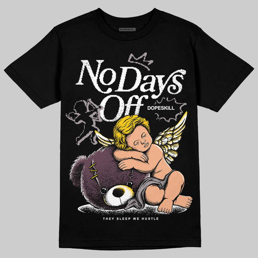 A Ma Maniére x Air Jordan 5 “Violet Ore” DopeSkill T-Shirt New No Days Off Graphic Streetwear - Black
