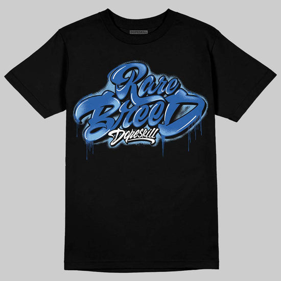 Air Foamposite One “International Blue” DopeSkill T-Shirt Rare Breed Type Graphic Streetwear - Black