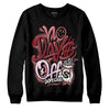 Valentine's Day Collection DopeSkill Sweatshirt No Days Off Graphic Streetwear - Black