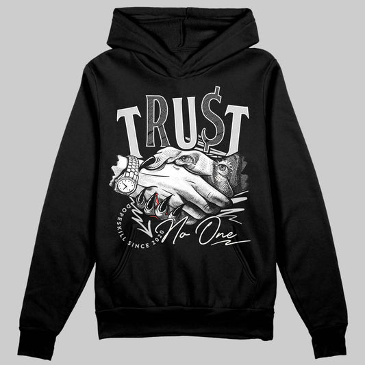 Jordan 3 “Off Noir” DopeSkill Hoodie Sweatshirt Trust No One Graphic Streetwear - Black