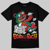 Jordan 5 ‘El Grito’ DopeSkill T-Shirt Born To Be Rich Graphic Streetwear - Black