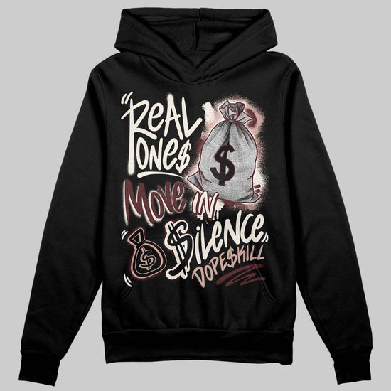 Jordan 11 “China” DopeSkill Hoodie Sweatshirt Real Ones Move In Silence Graphic Streetwear - Black