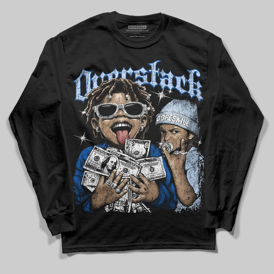 Jordan 11 "Space Jam" (2026) DopeSkill Long Sleeve T-Shirt Overstack Graphic Streetwear - black