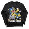 Dunk Low Vintage “Michigan” DopeSkill Long Sleeve T-Shirt Born To Be Rich Graphic Streetwear - Black