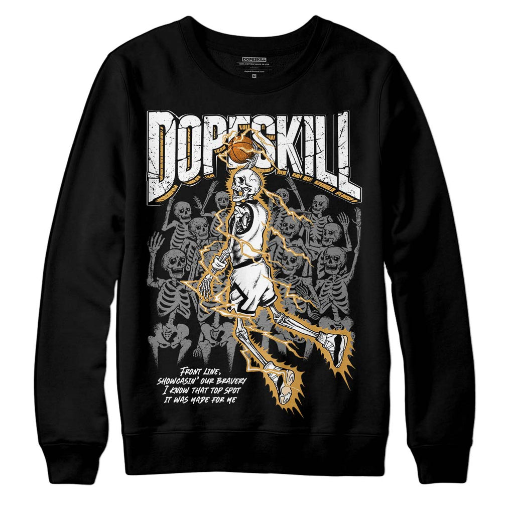 Jordan 11 "Gratitude" DopeSkill Sweatshirt Thunder Dunk Graphic Streetwear - Black 