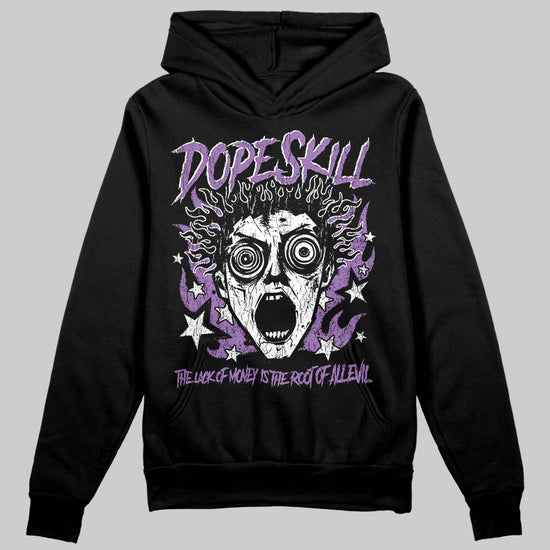 PURPLE Sneakers DopeSkill Hoodie Sweatshirt Root of Evil Graphic Streetwear - black