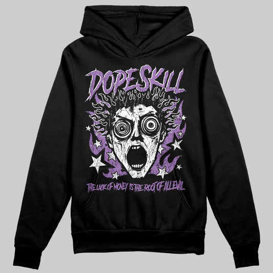 PURPLE Sneakers DopeSkill Hoodie Sweatshirt Root of Evil Graphic Streetwear - black