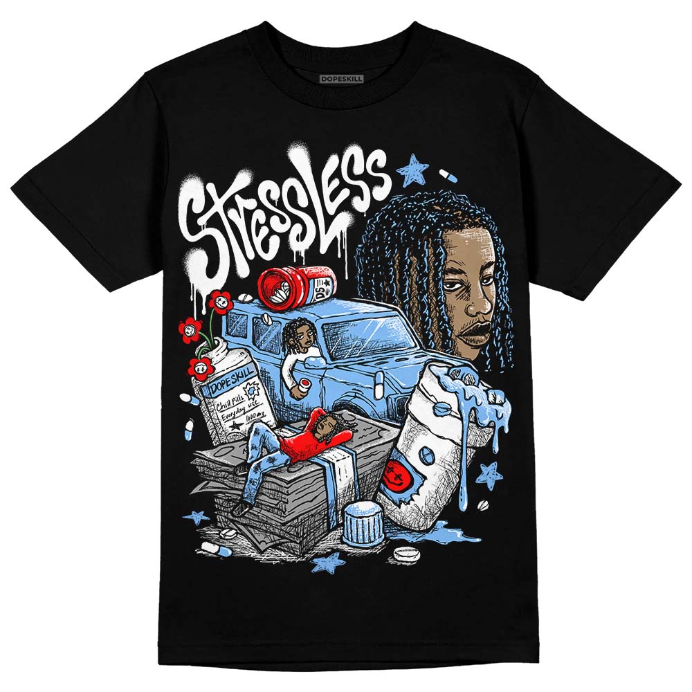 Jordan 9 Powder Blue DopeSkill T-Shirt Stressless Graphic Streetwear - Black