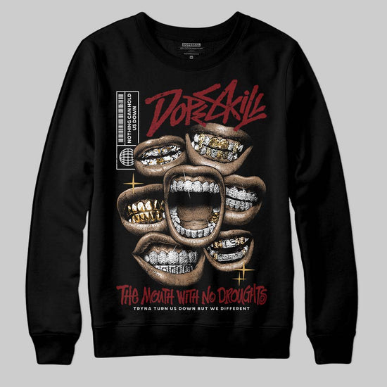 Dunk Low SE Sisterhood Sail Team Red W DopeSkill Sweatshirt The Mouth With No Droughts Graphic Streetwear - Black