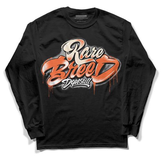 Jordan 3 Georgia Peach DopeSkill Long Sleeve T-Shirt Rare Breed Type Graphic Streetwear - Black