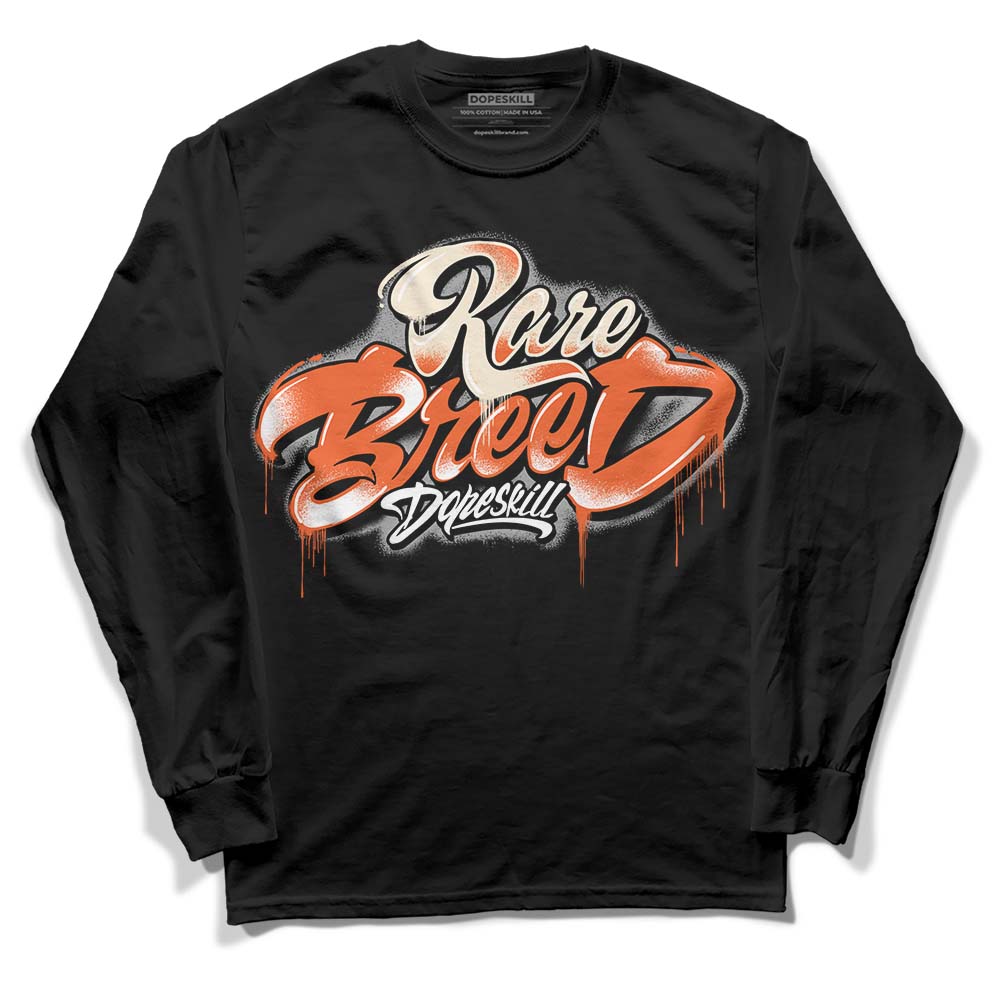 Jordan 3 Georgia Peach DopeSkill Long Sleeve T-Shirt Rare Breed Type Graphic Streetwear - Black