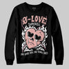 Jordan 1 Low OG “Rust Pink” DopeSkill Sweatshirt Crying Heart Graphic Streetwear - Black