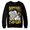 Jordan 4 Lightning DopeSkill Sweatshirt Sorry I've Been Trappin Graphic Streetwear - Black