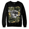 Jordan 4 Retro SE Craft Medium Olive DopeSkill Sweatshirt Don't Quit Graphic Streetwear - Black