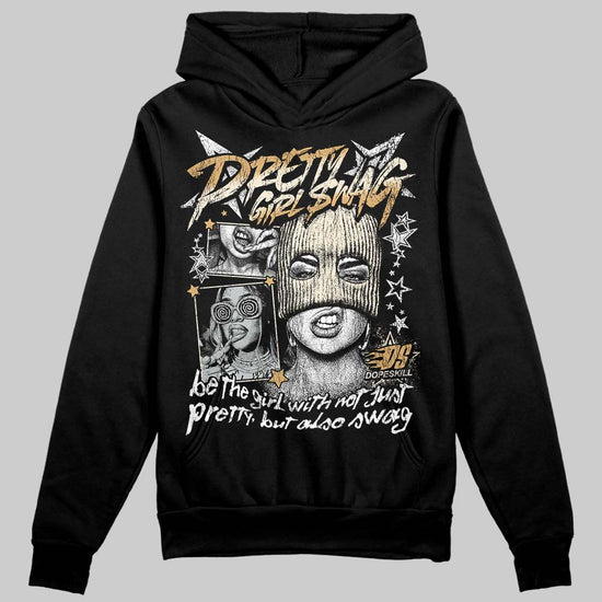 Jordan 5 Retro Reverse Metallic DopeSkill Hoodie Sweatshirt Pretty Girl Swag Graphic Streetwear - Black