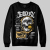 Jordan 12 Retro 'Taxi' 2025 DopeSkill Sweatshirt Jealousy Graphic Streetwear - Black