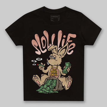 TAN Sneakers DopeSkill Toddler Kids T-shirt Slow Life Graphic Streetwear - black