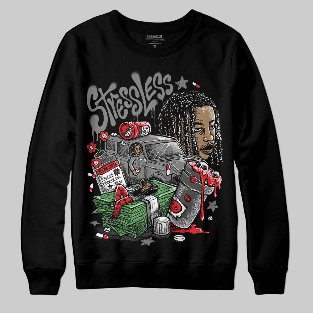 Jordan 10 Retro Shadow (2025) DopeSkill Sweatshirt Stressless Graphic Streetwear - Black