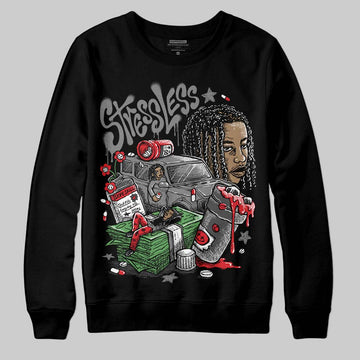 Jordan 10 Retro Shadow (2025) DopeSkill Sweatshirt Stressless Graphic Streetwear - Black