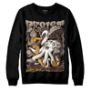 Jordan 1 High OG “Latte” DopeSkill Sweatshirt Resist Graphic Streetwear - Black