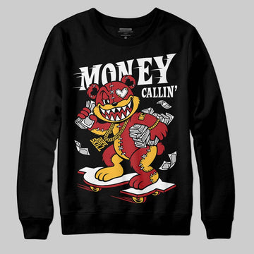Jordan 14 Golf “Last Shot” DopeSkill Sweatshirt Money Callin' Graphic Streetwear - Black