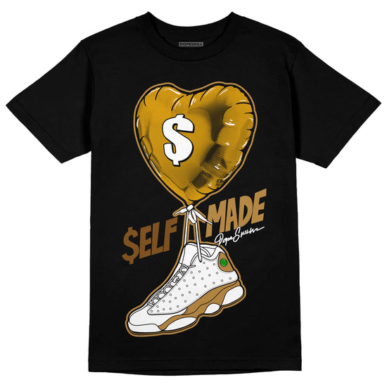 Jordan 13 Wheat 2023 DopeSkill T-Shirt Self Made Graphic Streetwear - Black