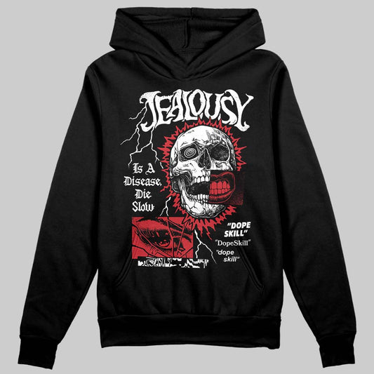 Jordan 1 Low OG "Chicago" DopeSkill Hoodie Sweatshirt Jealousy Graphic Streetwear - Black
