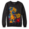 Dunk Blue Jay and University Gold DopeSkill Sweatshirt Broken Heart Graphic Streetwear - Black