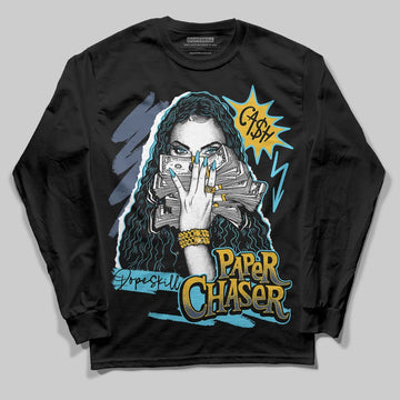 Jordan 11 Retro Gamma Blue (2025) DopeSkill Long Sleeve T-Shirt NPC Graphic Streetwear - black