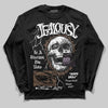 A Ma Maniére x Air Jordan 4 “Dark Mocha” DopeSkill Long Sleeve T-Shirt Jealousy Graphic Streetwear - Black