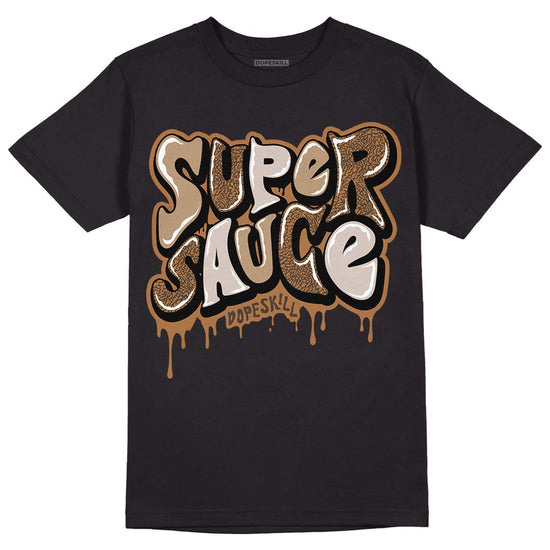 Jordan 3 Retro Palomino DopeSkill T-Shirt Super Sauce Graphic Streetwear - Black