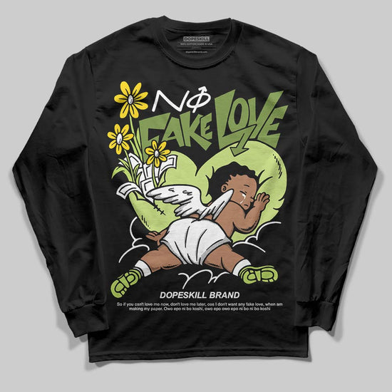 Dunk Low Pro SB 'Fruity Pack - Green Apple' DopeSkill Long Sleeve T-Shirt New Fake Love Graphic Streetwear - Black