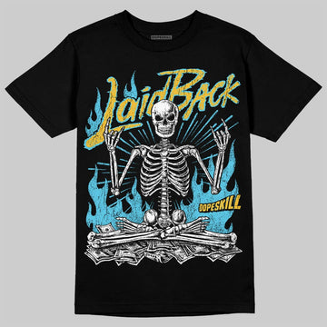 Jordan 11 Retro Gamma Blue (2025) DopeSkill T-Shirt Laid Back Graphic Streetwear - black