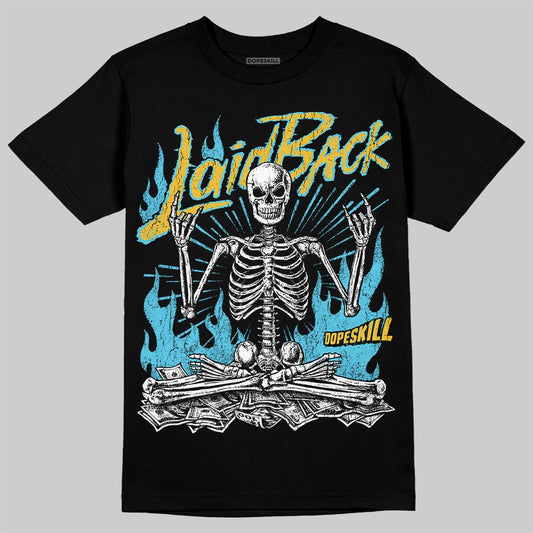 Jordan 11 Retro Gamma Blue (2025) DopeSkill T-Shirt Laid Back Graphic Streetwear - black