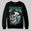 Green Sneakers DopeSkill Sweatshirt Drip or Die Graphic Streetwear - black
