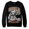 Jordan 6 WMNS Gore-Tex Brown Kelp DopeSkill Sweatshirt Sick Bear Graphic Streetwear - Black