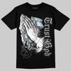 Jordan 11 Cool Grey DopeSkill T-Shirt Trust God Graphic, hiphop tees, grey graphic tees, sneakers match shirt - Black