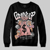 Jordan 1 Low OG “Rust Pink” DopeSkill Sweatshirt Money Bag Coming Up Graphic Streetwear - Black