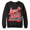 Jordan 4 Retro Red Cement DopeSkill Sweatshirt LOVE Graphic Streetwear - Black