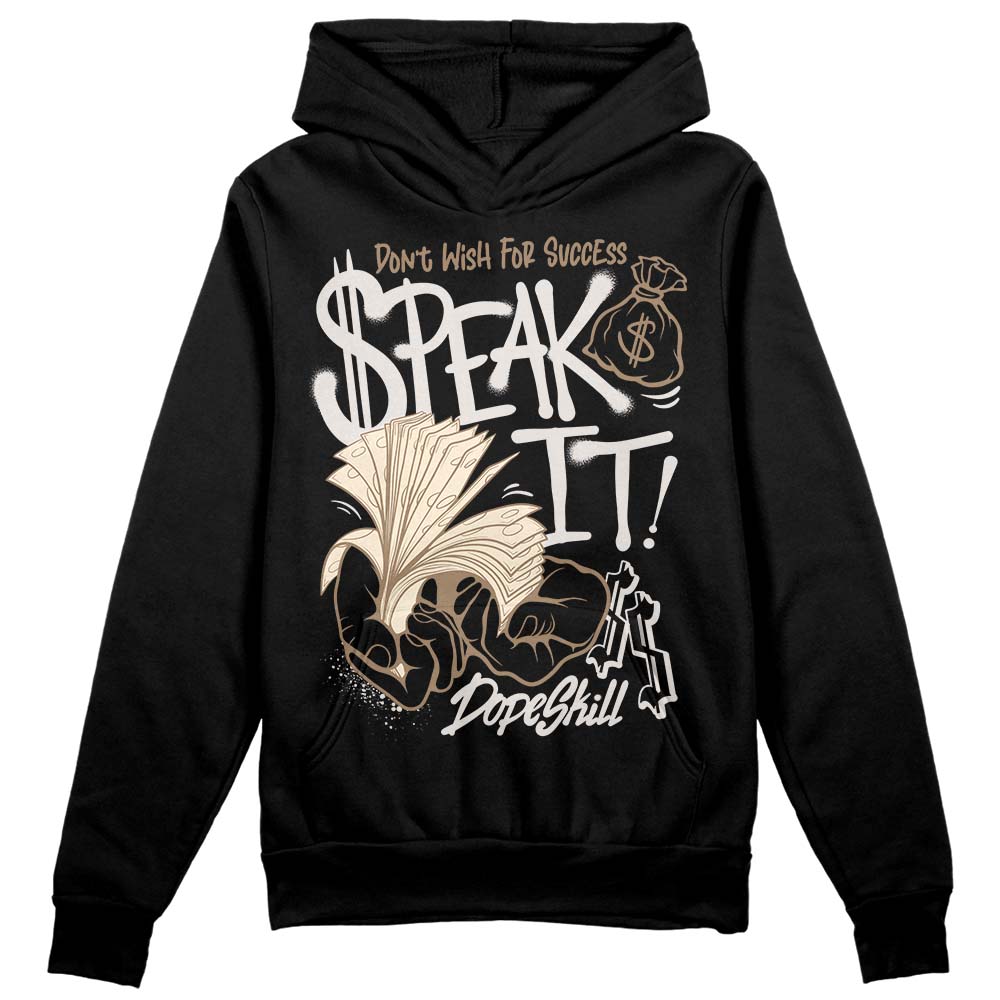 Jordan 5 SE “Sail” DopeSkill Hoodie Sweatshirt Speak It Graphic Streetwear - Black